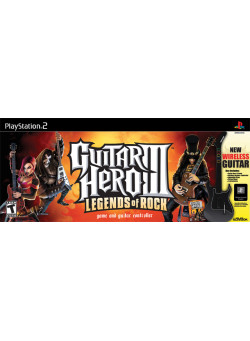 Guitar Hero III: Legends of Rock Bundle (Игра + Беспроводная гитара) (PS2)